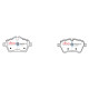 Zavorne ploščice DBA DBA Brake Pads Street Series Ceramic, Front Axle DB2052SS | race-shop.si