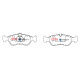 Zavorne ploščice DBA DBA Brake Pads Street Series Semi-metallic, Rear Axle DB1960SS | race-shop.si