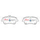 Zavorne ploščice DBA DBA Brake Pads Street Series Ceramic, Front Axle DB1921SS | race-shop.si