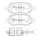 Zavorne ploščice DBA DBA Brake Pads Street Performance, Rear Axle DB15098SP | race-shop.si