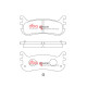 Zavorne ploščice DBA DBA Brake Pads Race Performance DB1283RP | race-shop.si