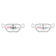 Zavorne ploščice DBA DBA Brake Pads Street Series Ceramic, Rear Axle DB1132SS | race-shop.si