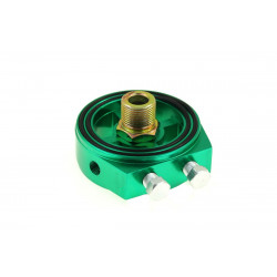 Sensor adapter for oil pressure and oil temp RACES green