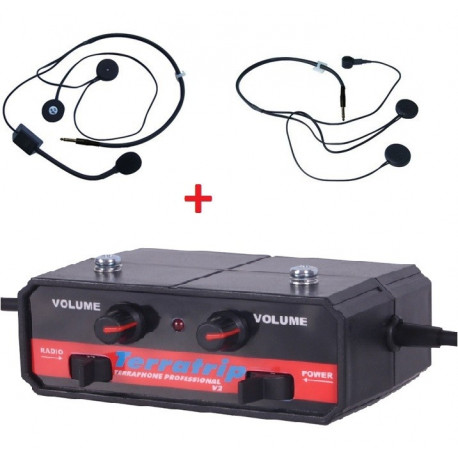 Intercom kompleti Intercom system set Terratrip Professional + 2x headset kit | race-shop.si