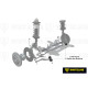 Whiteline nihajne palice in dodatna oprema Whiteline KCA473 Radius Arm Lower Bushing Kit-Double Offset | race-shop.si