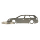 Car-Shapes keychains Audi A4 B6 wagon stainless steel keychain | race-shop.si