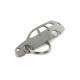 Car-Shapes keychains Audi A4 B6 wagon stainless steel keychain | race-shop.si
