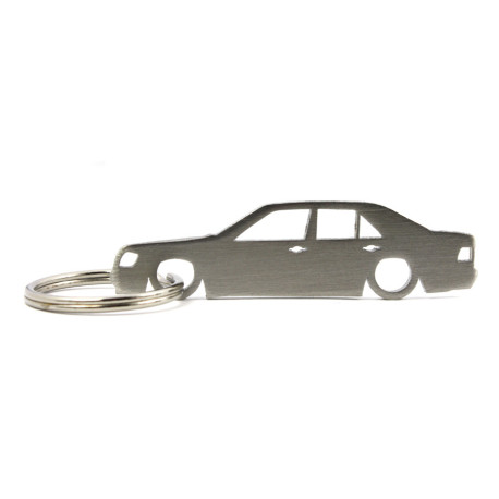Car-Shapes keychains Mercedes E W124 limousine stainless steel keychain | race-shop.si