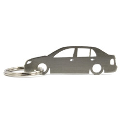 Skoda Fabia MK1 limousine stainless steel keychain