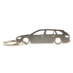 Skoda Superb MK3 wagon stainless steel keychain