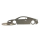 Car-Shapes keychains Audi R8 stainless steel keychain | race-shop.si