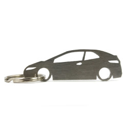 Honda Civic (8gen) 3d 5d stainless steel keychain
