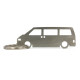 Car-Shapes keychains VW Volkswagen VW T4 stainless steel keychain | race-shop.si