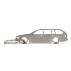 BMW 5 series E39 wagon stainless steel keychain
