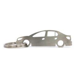 Dacia Logan MK2 sedan stainless steel keychain