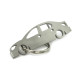 Car-Shapes keychains Dacia Logan MK2 sedan stainless steel keychain | race-shop.si
