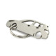 Car-Shapes keychains Mazda 3 BL 5d stainless steel keychain | race-shop.si