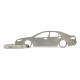 Car-Shapes keychains Mazda 6 GG sedan stainless steel keychain | race-shop.si