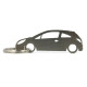 Car-Shapes keychains Opel Corsa D 3d stainless steel keychain | race-shop.si
