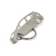 Car-Shapes keychains Opel Corsa E 5d stainless steel keychain | race-shop.si