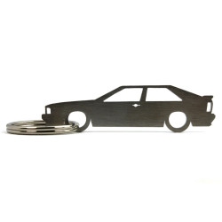 Audi Quattro stainless steel keychain