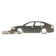 Car-Shapes keychains Skoda Octavia MK2 limousine stainless steel keychain | race-shop.si