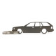 Car-Shapes keychains BMW 5 series E34 wagon stainless steel keychain | race-shop.si