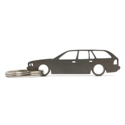 BMW 5 series E34 wagon stainless steel keychain