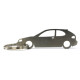 Car-Shapes keychains Daewoo Lanos 3d stainless steel keychain | race-shop.si
