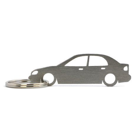 Car-Shapes keychains Daewoo Lanos sedan stainless steel keychain | race-shop.si