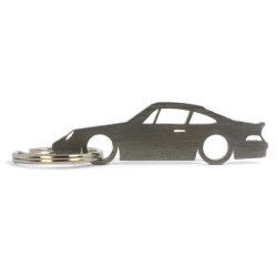 Porsche 911 993 stainless steel keychain