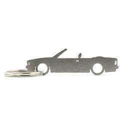BMW 3 series E30 cabrio stainless steel keychain