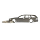 Car-Shapes keychains Mercedes W211 wagon stainless steel keychain | race-shop.si