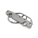 Car-Shapes keychains Audi 80 wagon stainless steel keychain | race-shop.si