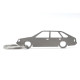 Car-Shapes keychains FSO Polonez Caro stainless steel keychain | race-shop.si