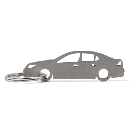 Car-Shapes keychains Saab 93 9-3 sedan stainless steel keychain | race-shop.si