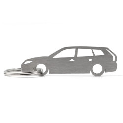 Saab 93 9-3 wagon stainless steel keychain