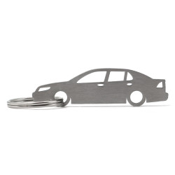 Saab 95 9-5 sedan stainless steel keychain