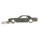 Car-Shapes keychains Ford Mustang 1965 stainless steel keychain | race-shop.si