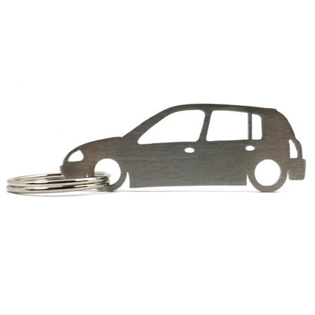 Car-Shapes keychains Renault Clio 2gen 5d stainless steel keychain | race-shop.si