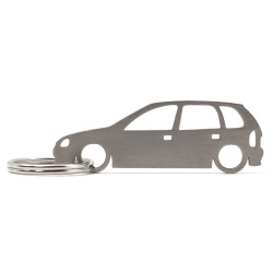 Opel Corsa B 5d stainless steel keychain