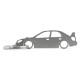 Car-Shapes keychains Subaru Impreza WRX STI GD hawkeye stainless steel keychain | race-shop.si