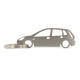 Car-Shapes keychains Ford Fiesta MK6 5d stainless steel keychain | race-shop.si
