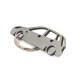 Car-Shapes keychains Ford Fiesta MK6 5d stainless steel keychain | race-shop.si