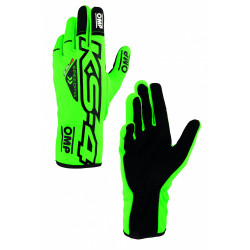 Dirkalne rokavice OMP KS-4 ART my2023 (notranji šivi) green/black POŠKODOVANA