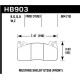 Zavorne ploščice HAWK performance Hawk Brake Pad DTC-80 HB903Q.604 | race-shop.si