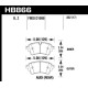 Zavorne ploščice HAWK performance Hawk Brake Pad Performance Ceramic HB866Z.652 | race-shop.si
