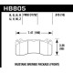 Zavorne ploščice HAWK performance Hawk Brake Pad DTC-60 HB805G.615 | race-shop.si