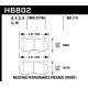 Zavorne ploščice HAWK performance Hawk Brake Pad DTC-60 HB802G.661 | race-shop.si