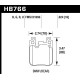 Zavorne ploščice HAWK performance Hawk Brake Pad DTC-60 HB766G.624 | race-shop.si